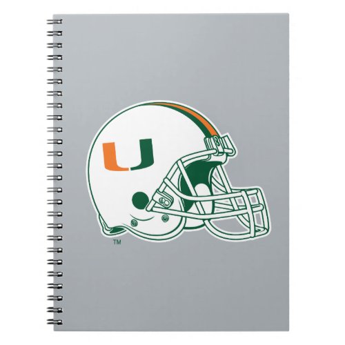 University of Miami Helmet Notebook