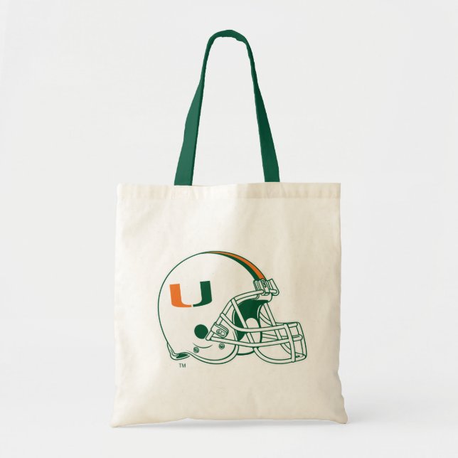 University of Miami Helmet Tote Bag (Front)