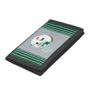 University of Miami Helmet Trifold Wallet