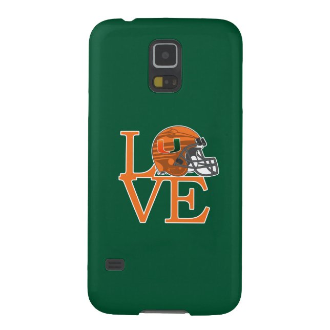 University of Miami Love Case-Mate Samsung Galaxy Case (Back)