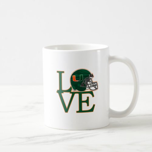 University of Miami Love Coffee Mug