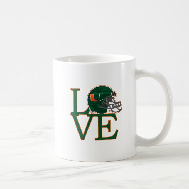 University of Miami Love Coffee Mug (Right)