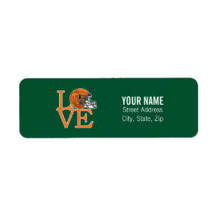 University of Miami Love Label
