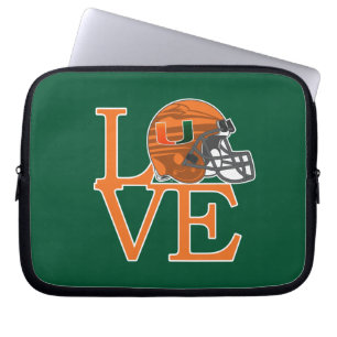 University of Miami Love Laptop Sleeve