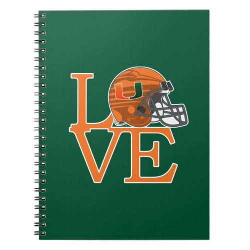 University of Miami Love Notebook