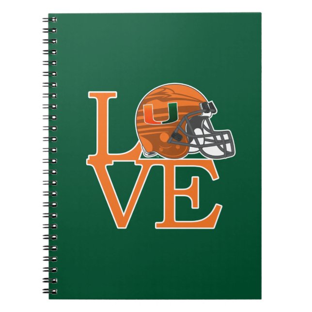 University of Miami Love Notebook (Front)