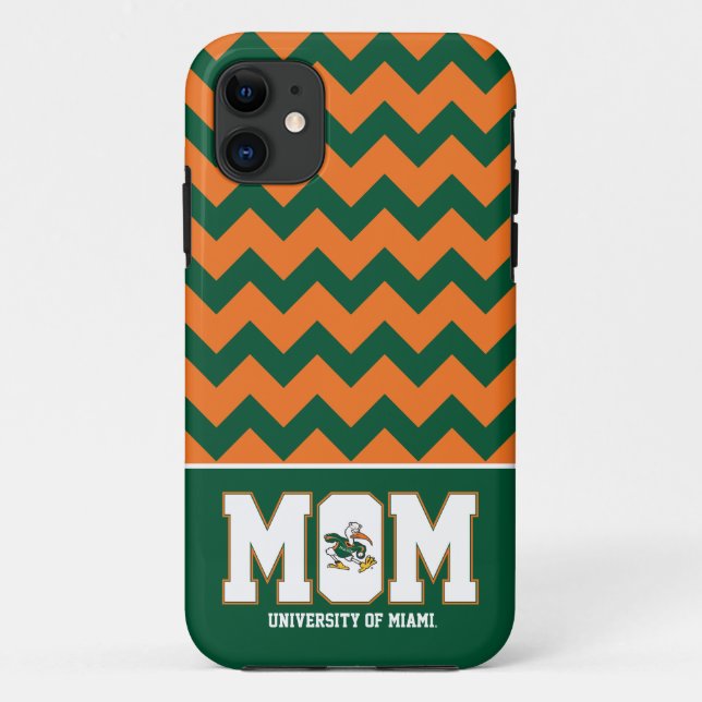 University of Miami Mom Case-Mate iPhone Case (Back)