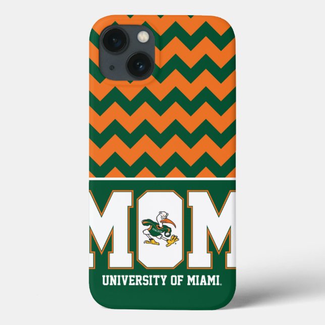 University of Miami Mom Case-Mate iPhone Case (Back)