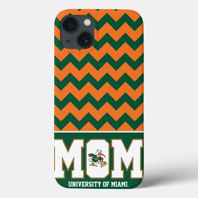 University of Miami Mom Case-Mate iPhone Case (Back)