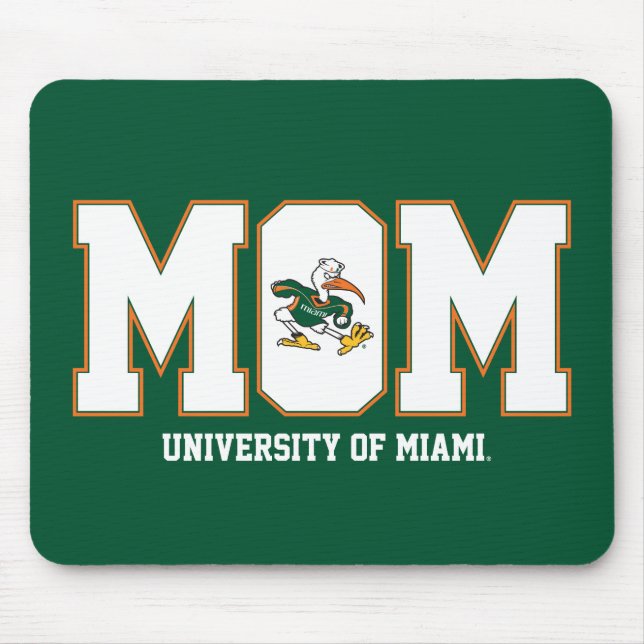 University of Miami Mom Mouse Pad (Front)