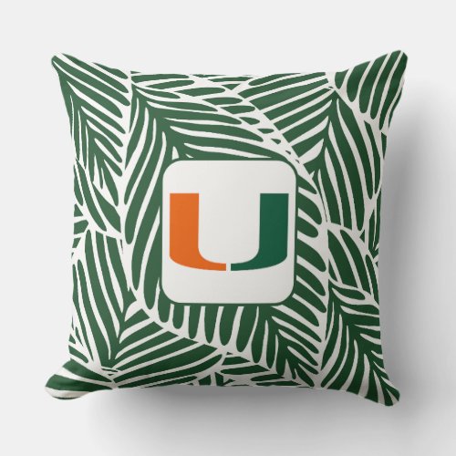 University of Miami Pillow