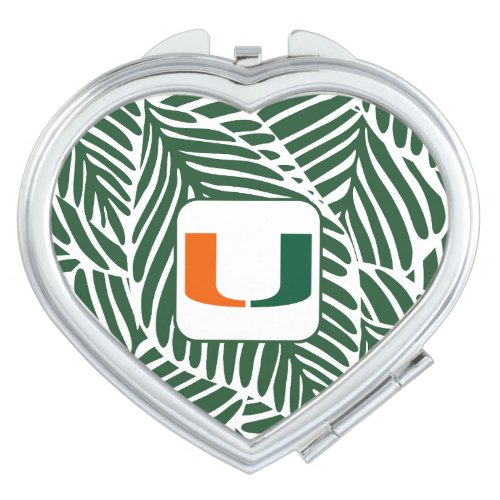 University of Miami Pin Compact Mirror
