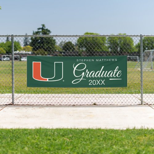 University of Miami Primary  Graduation Banner