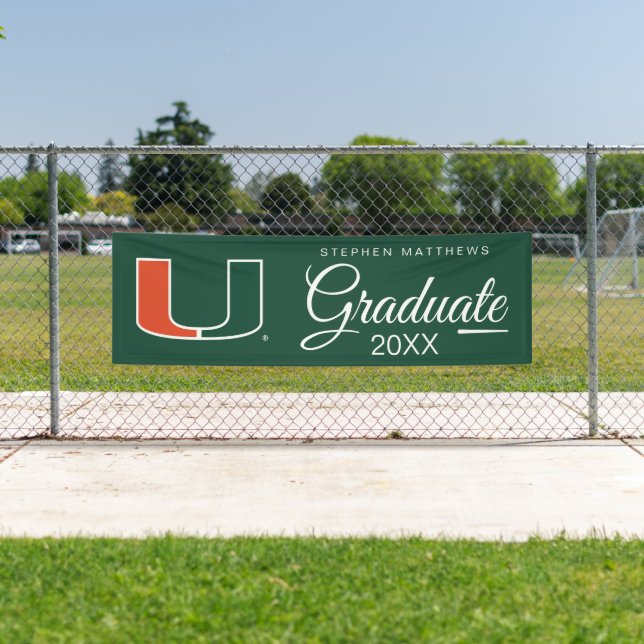 University of Miami Primary | Graduation Banner (Insitu)