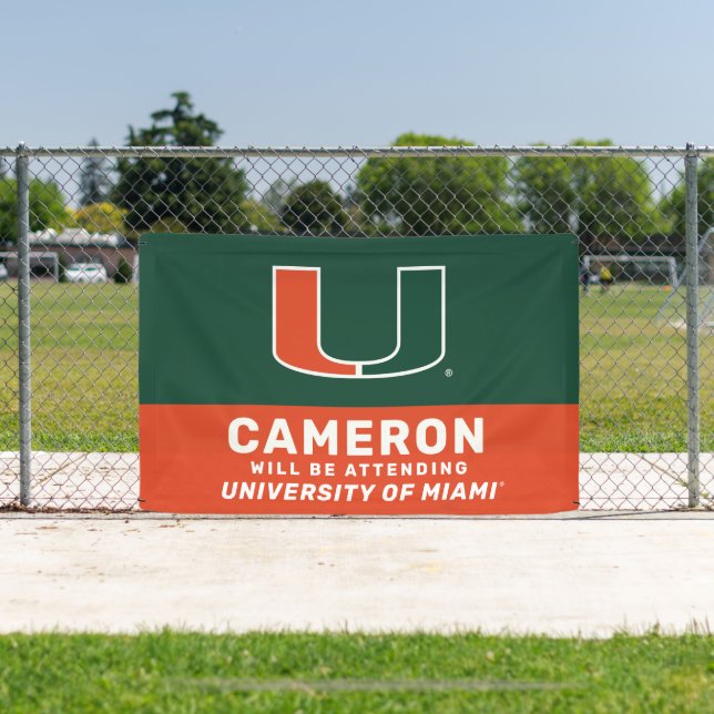 University of Miami Primary | Graduation Banner (Insitu)