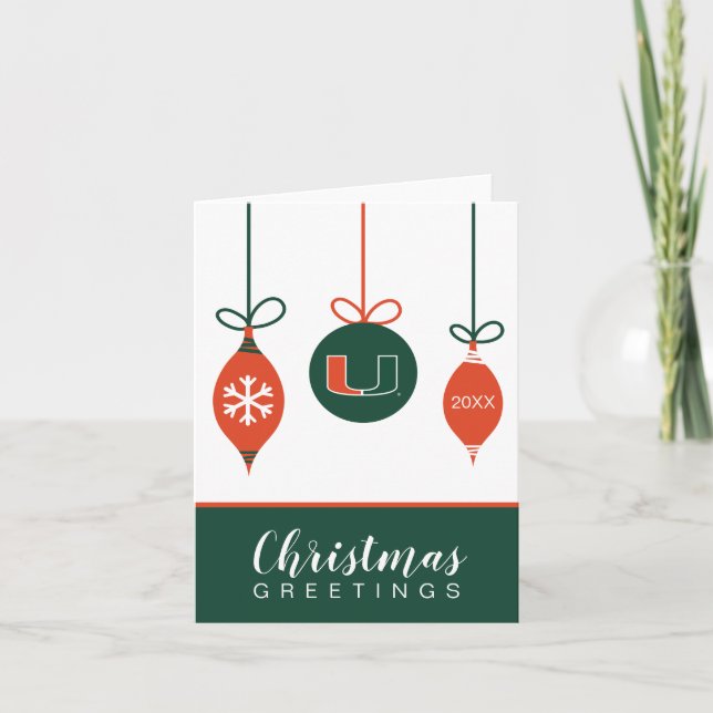 University of Miami Primary | Holiday Card (Front)