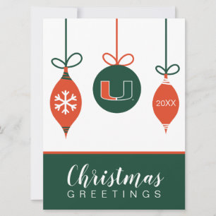 University of Miami Primary   Holiday Card