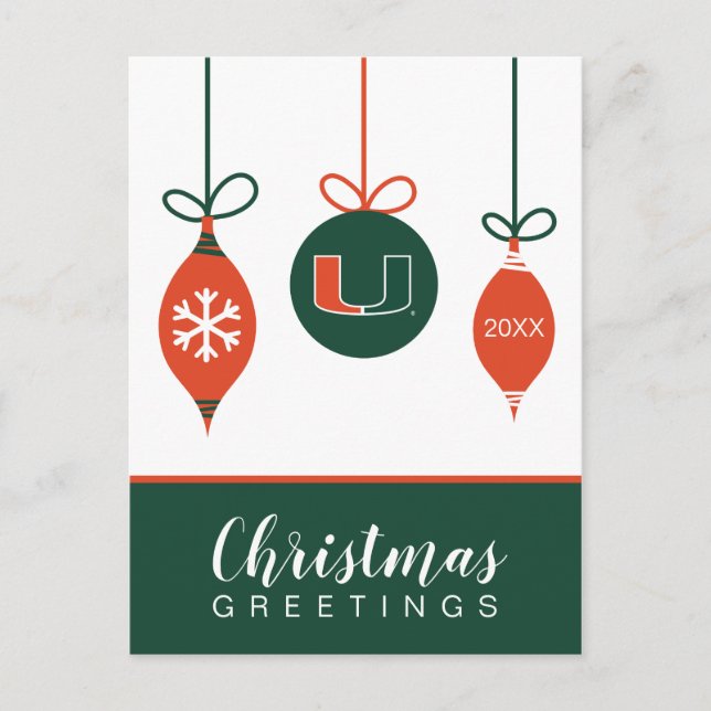 University of Miami Primary | Holiday Postcard (Front)