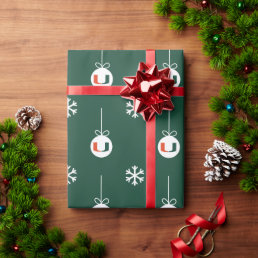 University of Miami Primary | Holiday Wrapping Paper