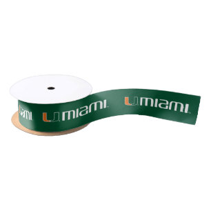 University of Miami Satin Ribbon
