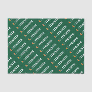 University of Miami Tissue Paper