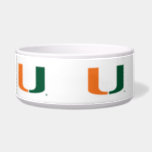 University of Miami U Bowl<br><div class="desc">Get all of the best University of Miami gear at Zazzle.com! Support the Hurricanes in style with these products that are perfect for students, alumni, family, and fans. All of these products are customizable with your name, your sport, or your class year. Represent the U by sporting Green and Orange...</div>