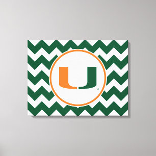 University of Miami U Canvas Print