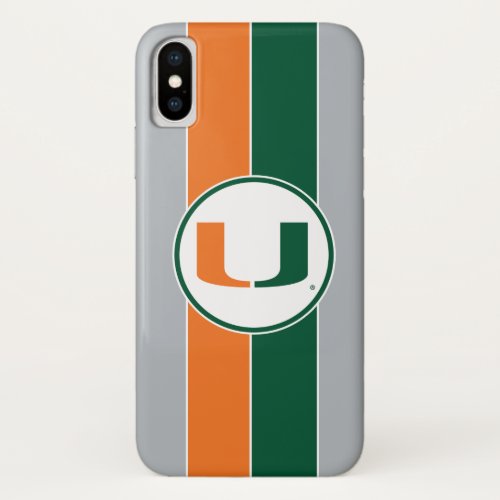 University of Miami U iPhone X Case