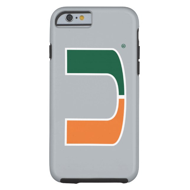University of Miami U Case-Mate iPhone Case (Back)