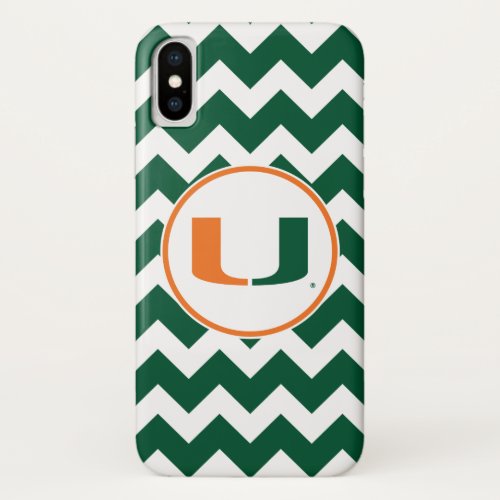 University of Miami U iPhone X Case