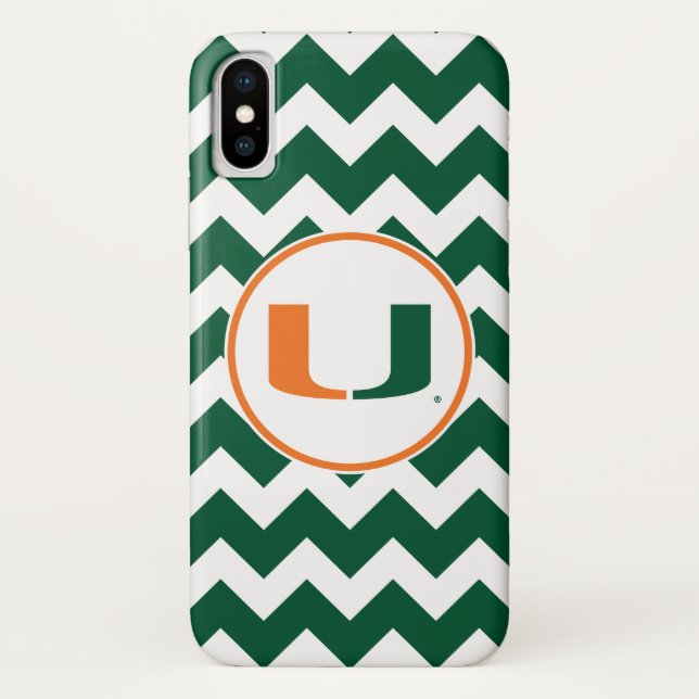 University of Miami U Case-Mate iPhone Case (Back)
