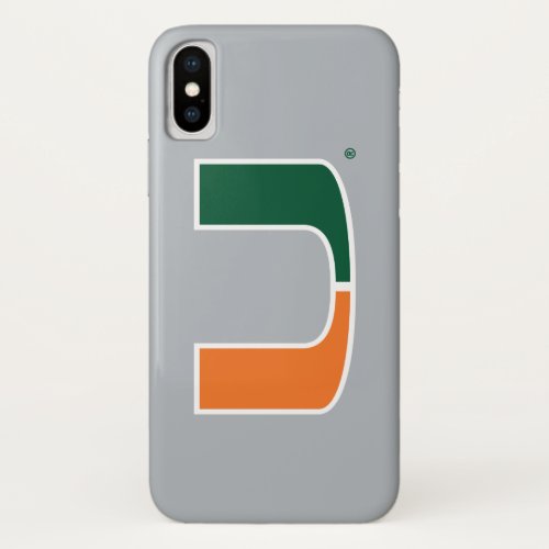 University of Miami U iPhone X Case