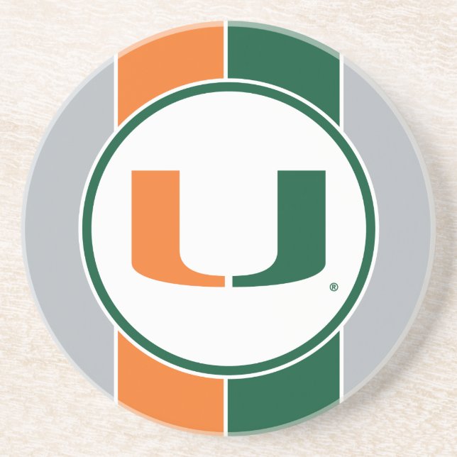 University of Miami U Coaster (Front)