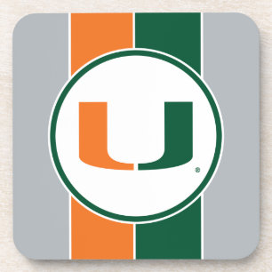 University of Miami U Drink Coaster