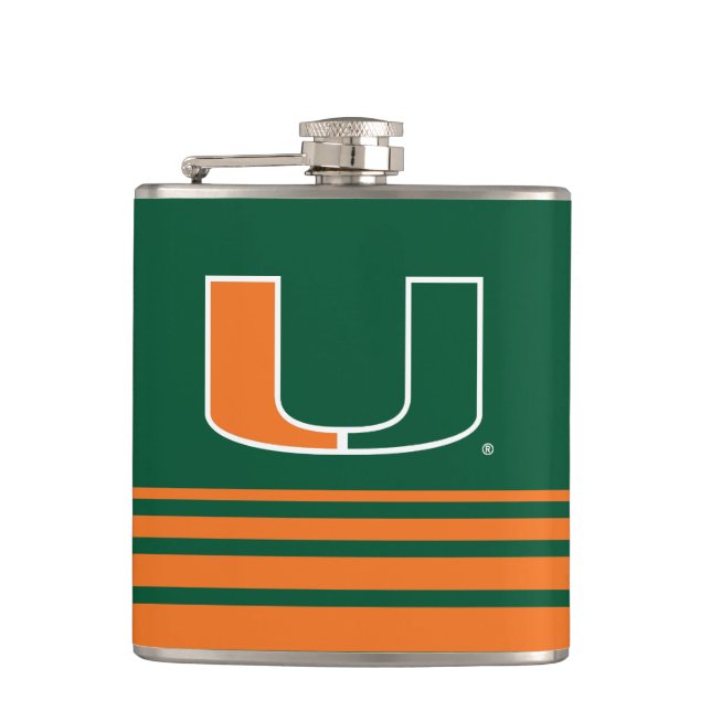 University of Miami U Flask (Front)