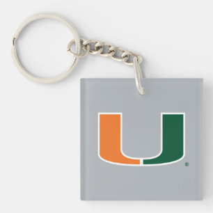 University of Miami U Keychain