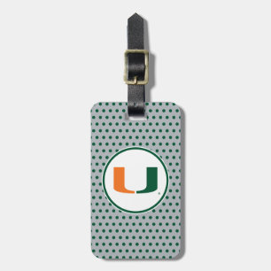 University of Miami U Luggage Tag