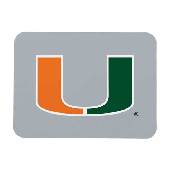 University of Miami U Magnet (Horizontal)