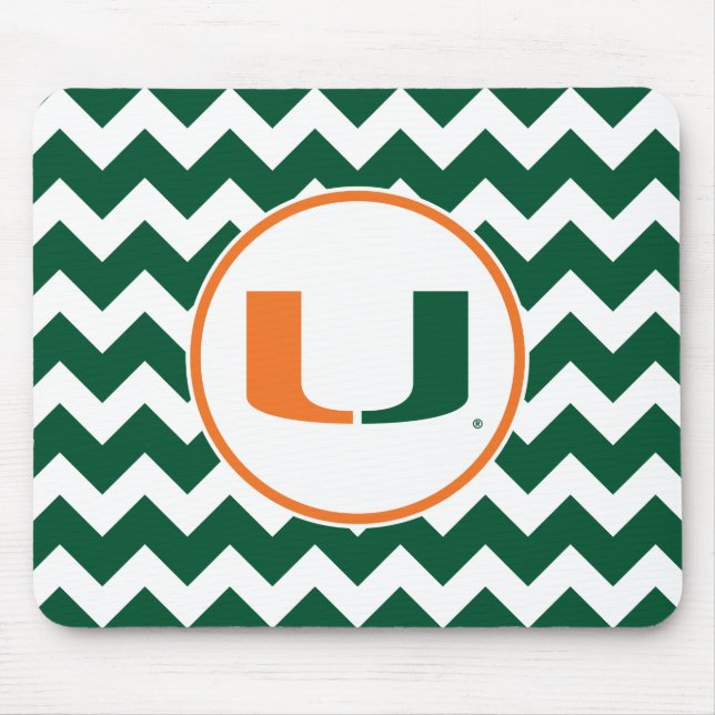 University of Miami U Mouse Pad (Front)