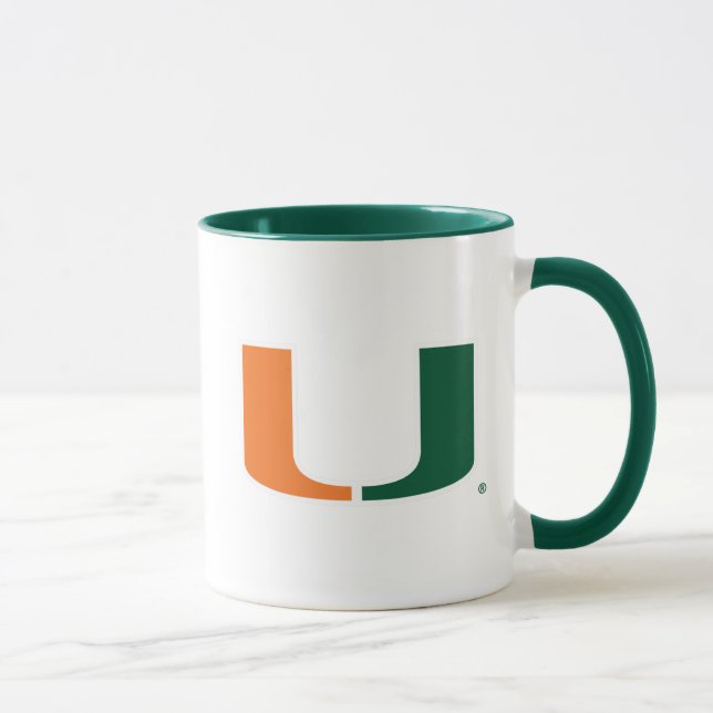 University of Miami U Mug (Right)