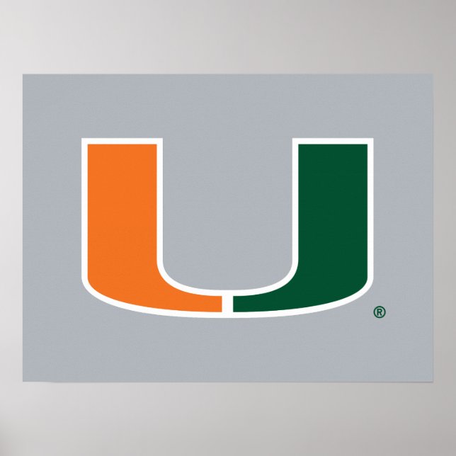 University of Miami U Poster (Front)