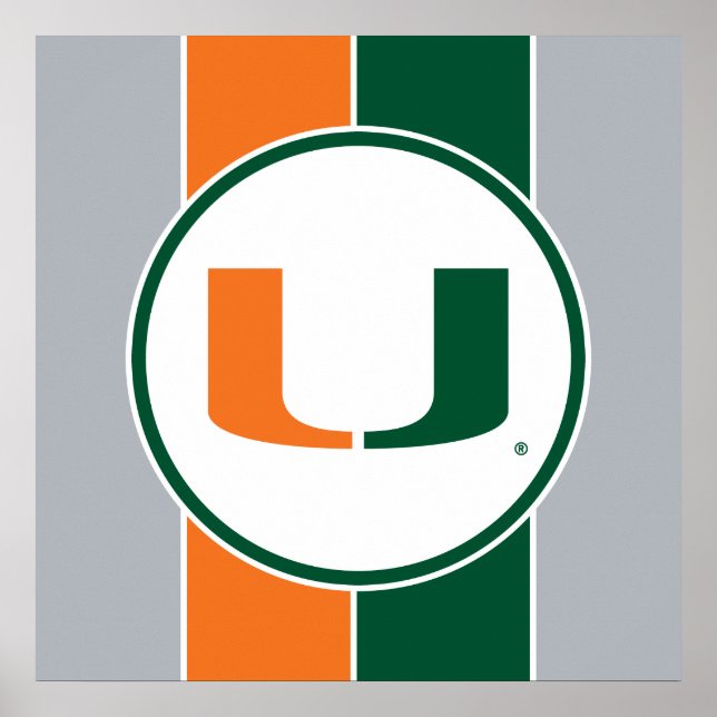 University of Miami U Poster (Front)