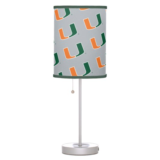 University of Miami U Table Lamp (Right)