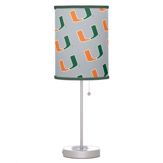 University of Miami U Table Lamp (Left)