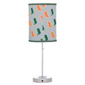University of Miami U Table Lamp (Back)