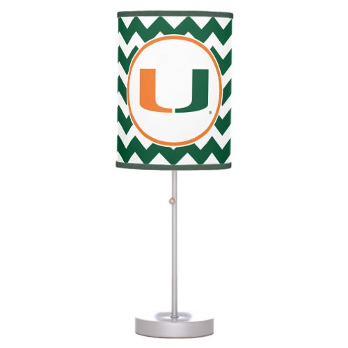 University of Miami U Table Lamp