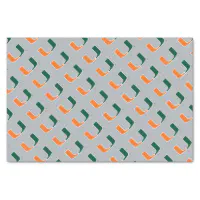 Miami Hurricanes Custom Wrapping Paper, Miami Hurricanes gift wrap