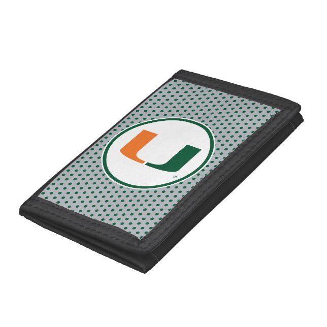 University of Miami U Tri-fold Wallet (Bottom)