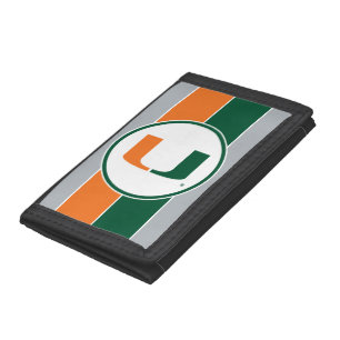 University of Miami U Trifold Wallet