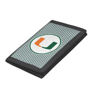 University of Miami U Trifold Wallet